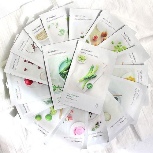 Mặt nạ giấy innisfree my real squeeze mask review