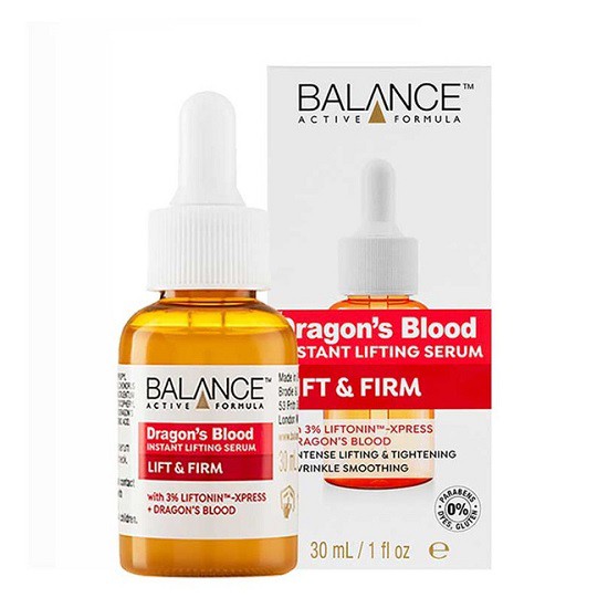 Tinh Chất Nâng Cơ, Cải Thiện Nếp Nhăn Balance Active Formula Dragons Blood Instant Lifting Serum 30ml