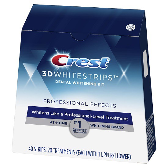 Miếng Dán Trắng Răng Crest 3D White Strips Dental Whitening Kit