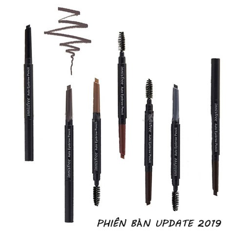 Chì Kẻ Mày Innisfree Auto Eyebrow Pencil (Phiên bản mới 2019)