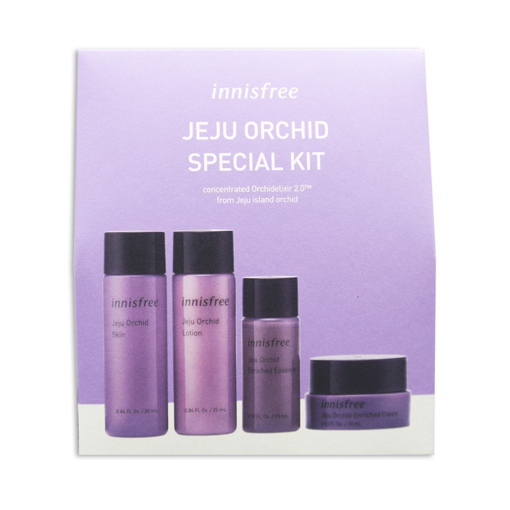 Bộ Dùng Thử Dưỡng Trắng Và Chống Lão Hoá Innisfree Jeju Orchid Special Kit (4 sản phẩm)