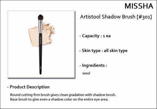 Cọ Đánh Nền Mắt Missha Artistool Shadow Brush (#301)