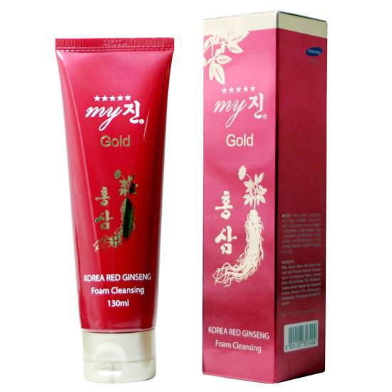 Sữa Rửa Mặt Hồng Sâm Đỏ My Gold Korea Red Ginseng Foam Cleansing 130ml