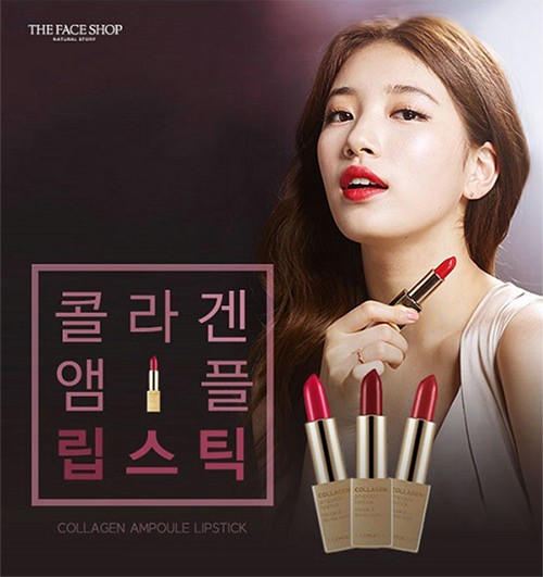 Son Thỏi Collagen The Face Shop Collagen Ampoule Lipstick 3,5g