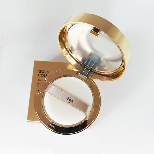 Phấn Phủ Nén Cao Cấp Làm Sáng Da Và Chống Lão Hoá The Face Shop Gold Collagen Ampoule Two-Way Pact SPF30/PA++ 9.5g [HSD 11/2022]