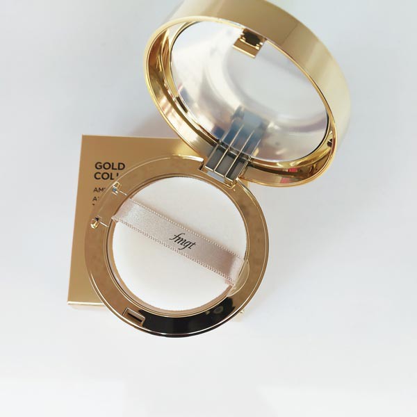 Phấn Phủ Nén Cao Cấp Làm Sáng Da Và Chống Lão Hoá The Face Shop Gold Collagen Ampoule Two-Way Pact SPF30/PA++ 9.5g