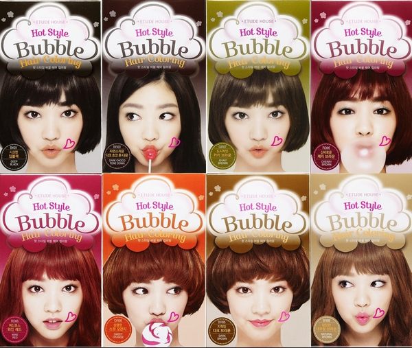 Review Thuốc Nhuộm Tóc Etude House Hot Style Bubble Hair Coloring 