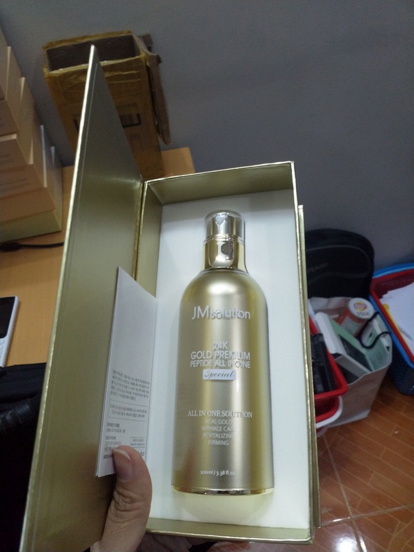 Review Tinh Chất JM Solution 24K Gold Premium Peptide All In One Special