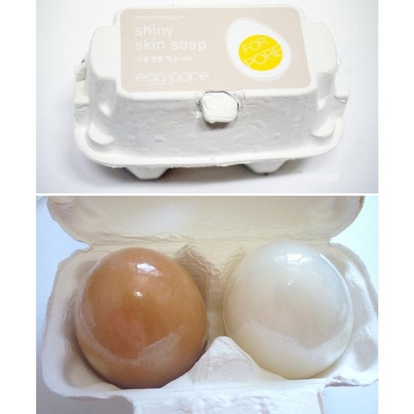 Xà Phòng Rửa Mặt Tonymoly Egg Pore Shiny Skin Soap Review