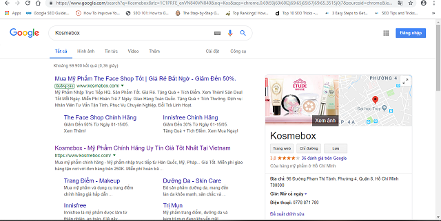 Câu chuyện về Kosmebox, Địa chỉ chuyên bán mỹ phẩm Hàn Quốc giá rẻ tốt cho sức khỏe và sắc đẹp