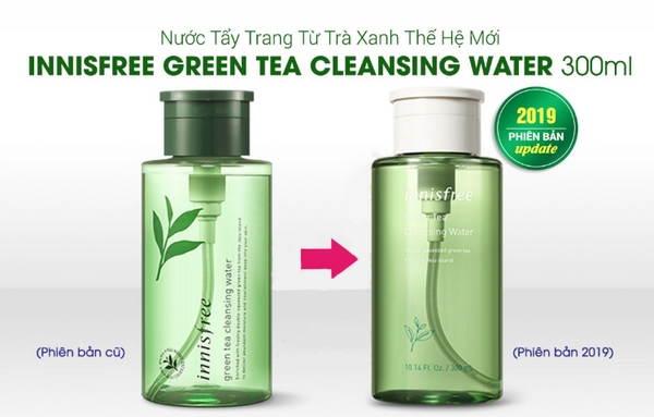 Nước Tẩy Trang Chiết Xuất Trà Xanh Innisfree Green Tea Cleansing Water 300ml