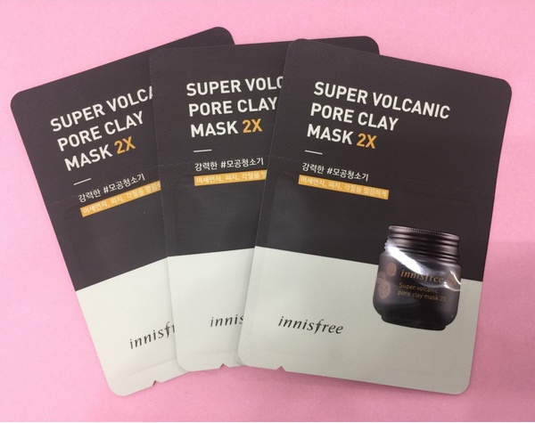 Combo 5 Gói Mặt Nạ Đất Sét Innisfree Super Volcanic Pore Clay Mask 2X Sample 4ml (Dùng Thử)