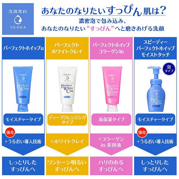 Sữa Rửa Mặt Làm Sạch Sâu Shiseido Perfect Whip Foam 120g