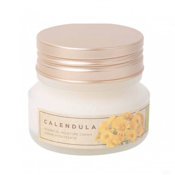 Kem Dưỡng Làm Dịu Da Và Ngăn Ngừa Nếp Nhăn The Face Shop Calendula Essential Moisture Cream 50ml