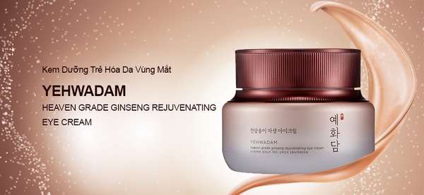 Kem Dưỡng Mắt Cao Cấp The Face Shop Yehwadam Heaven Grade Ginseng Rejuvenating Eye Cream 25ml