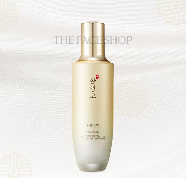 Nước Hoa Hồng Sáng Mịn Da The Face Shop Yehwadam Hwansaenggo Rejuvenating Radiance Toner 160ml