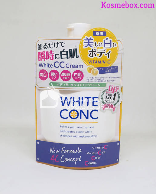 Review Kem Dưỡng Trắng Da White Conc Body CC Cream 200g