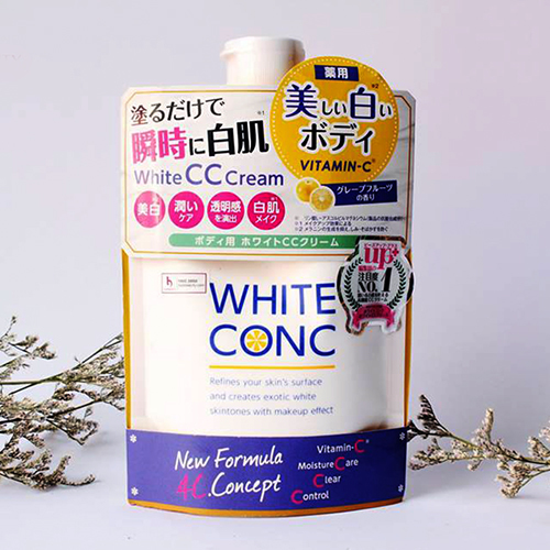 Review Kem Dưỡng Trắng Da White Conc Body CC Cream 200g