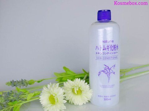 Nước hoa hồng dưỡng da đa di năng Naturie Hatomugi Skin Conditioner 500ml, cho da ẩm mượt hơn mỗi ngày