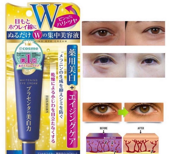 Review Kem Dưỡng Mắt Trị Thâm Và Chống Nhăn Meishoku Whitening Eye Cream