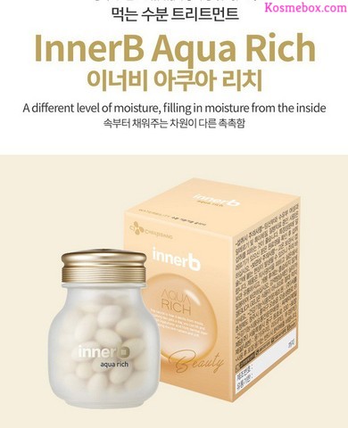 Review Viên Uống Cấp Nước Và Bổ Sung Collagen Cheiljedang Innerb Aqua Rich