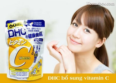Viên uống Vitamin C DHC – cho da trắng mịn màng như làn da em bé